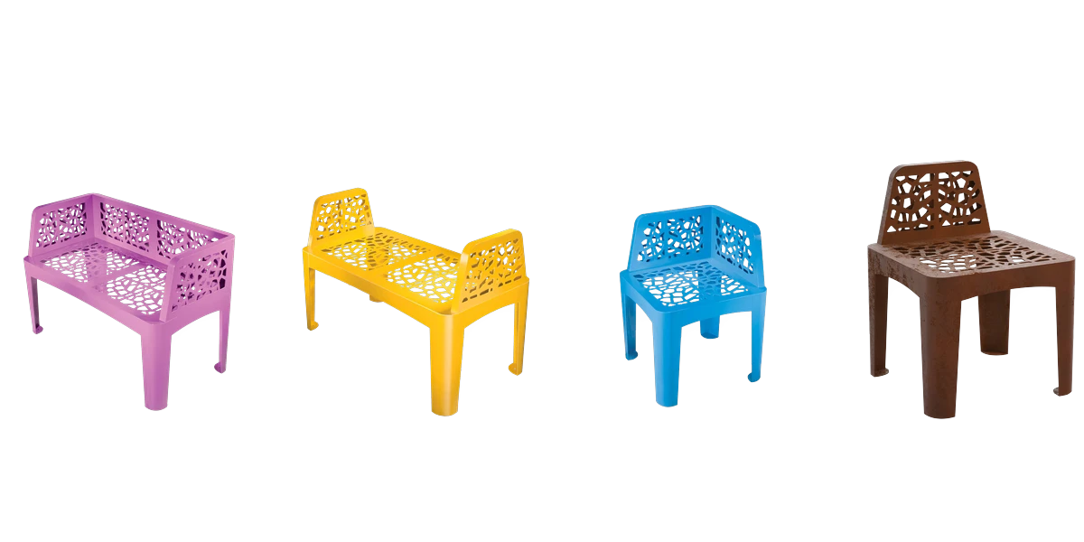 Coral Benches