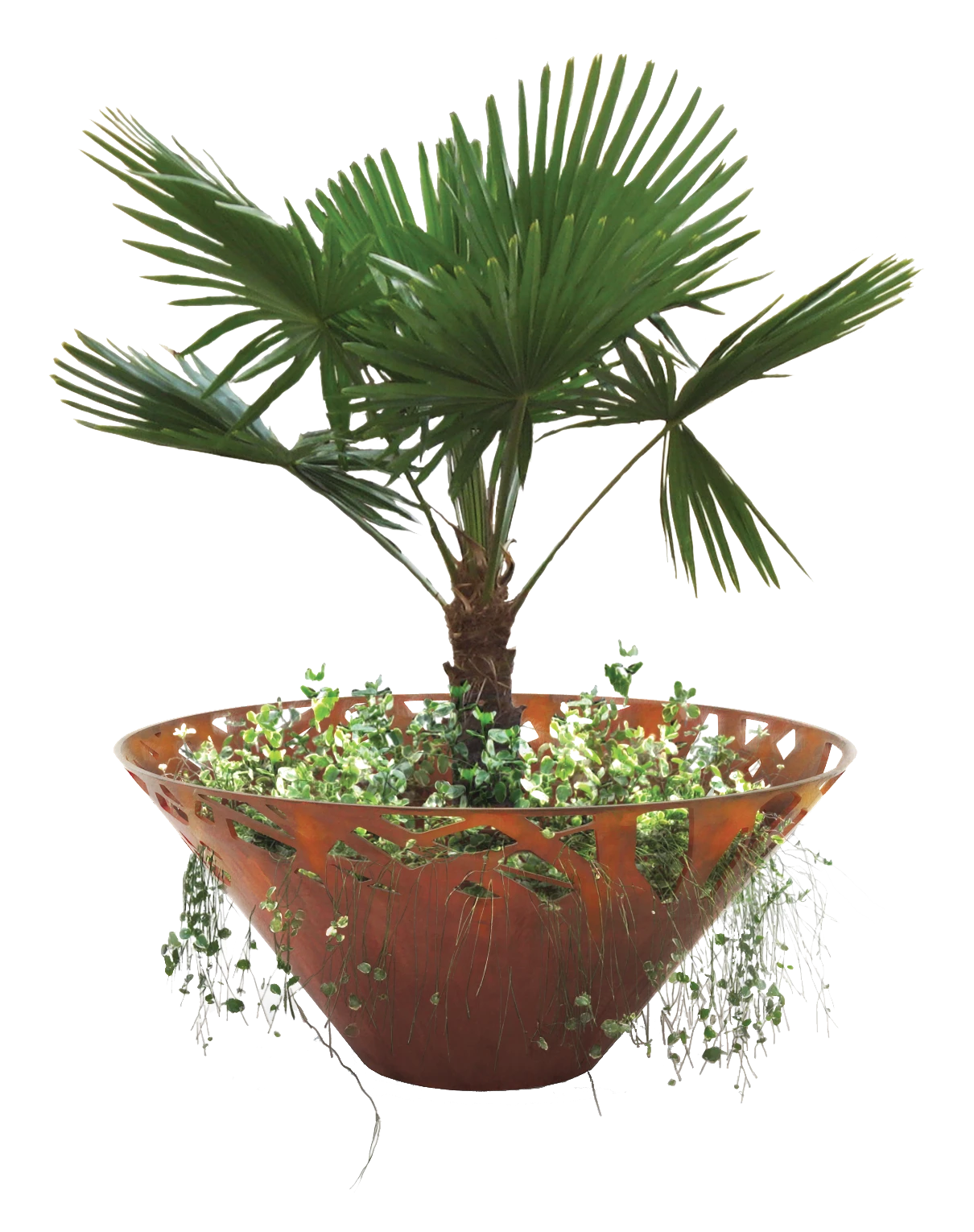 Crossed Planter