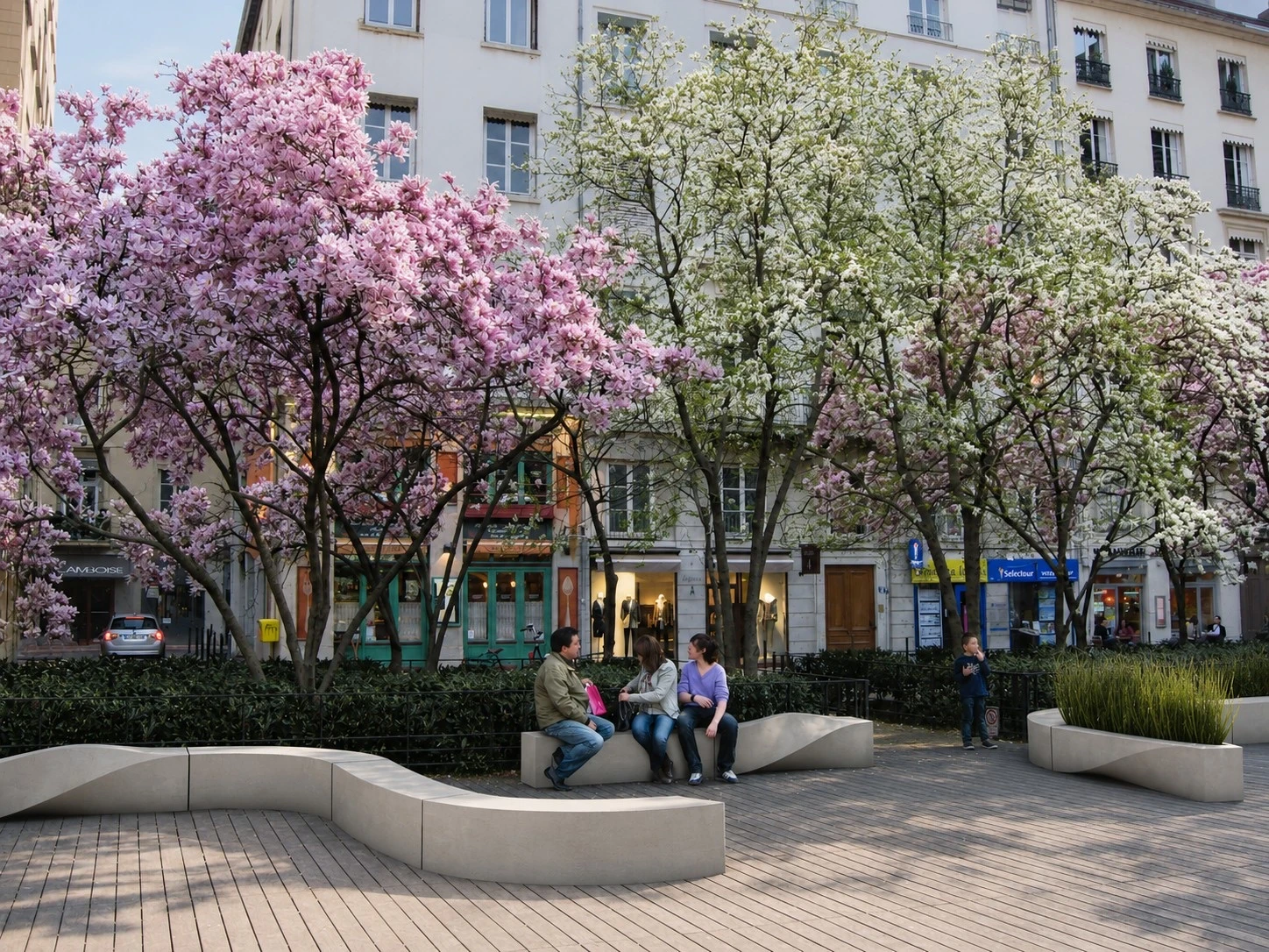 S Benches